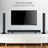 Vtopteng Home Detachable Surround Sound Bar Bluetooth 2 Speaker in 1