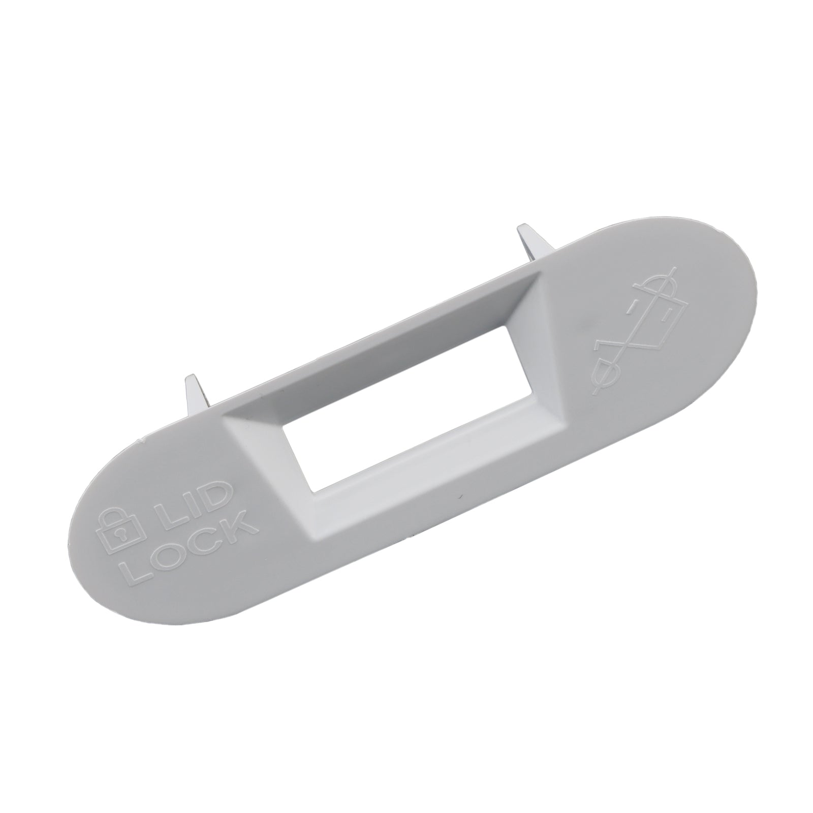W11545554 Washer Lid Lock Bezel for Whirlpool, Maytag & Kenmore, Replaces AP7018858 (White)