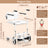 Hydraulic Patient Transfer Wheelchair – Removable Split-Type Chair, 250lb Capacity