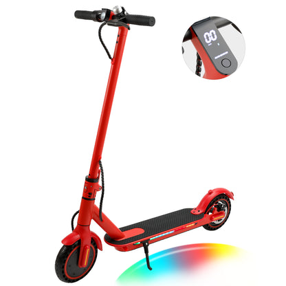 8.5" Folding Electric Scooter With app 350W 35KM Range 30km/h City Commute Red