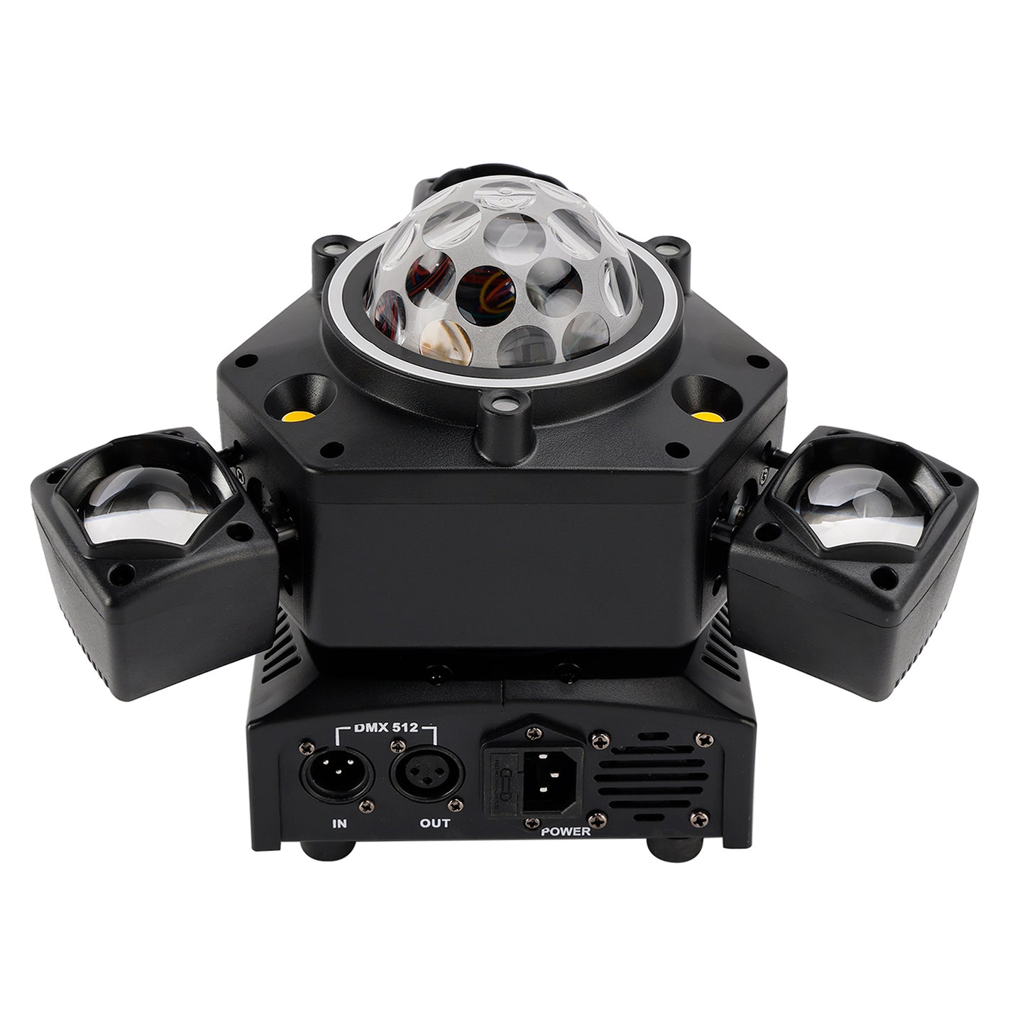 Three Head LED Stage Light Beam Moving Head Light With Laser DJ Disco Party
