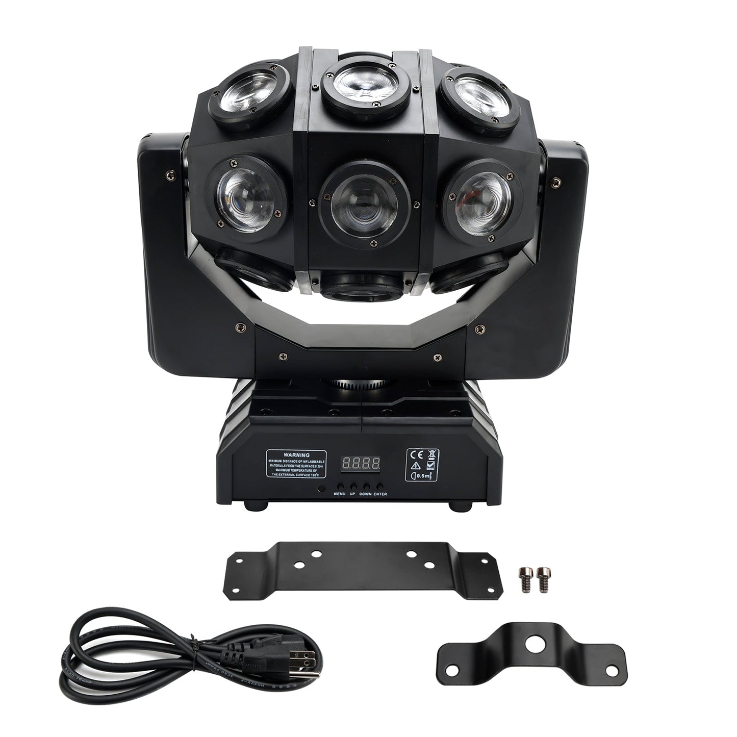 180W RGBW LED Moving Head Stage Light – 18 Beam Rotating DMX DJ Disco Party Effect