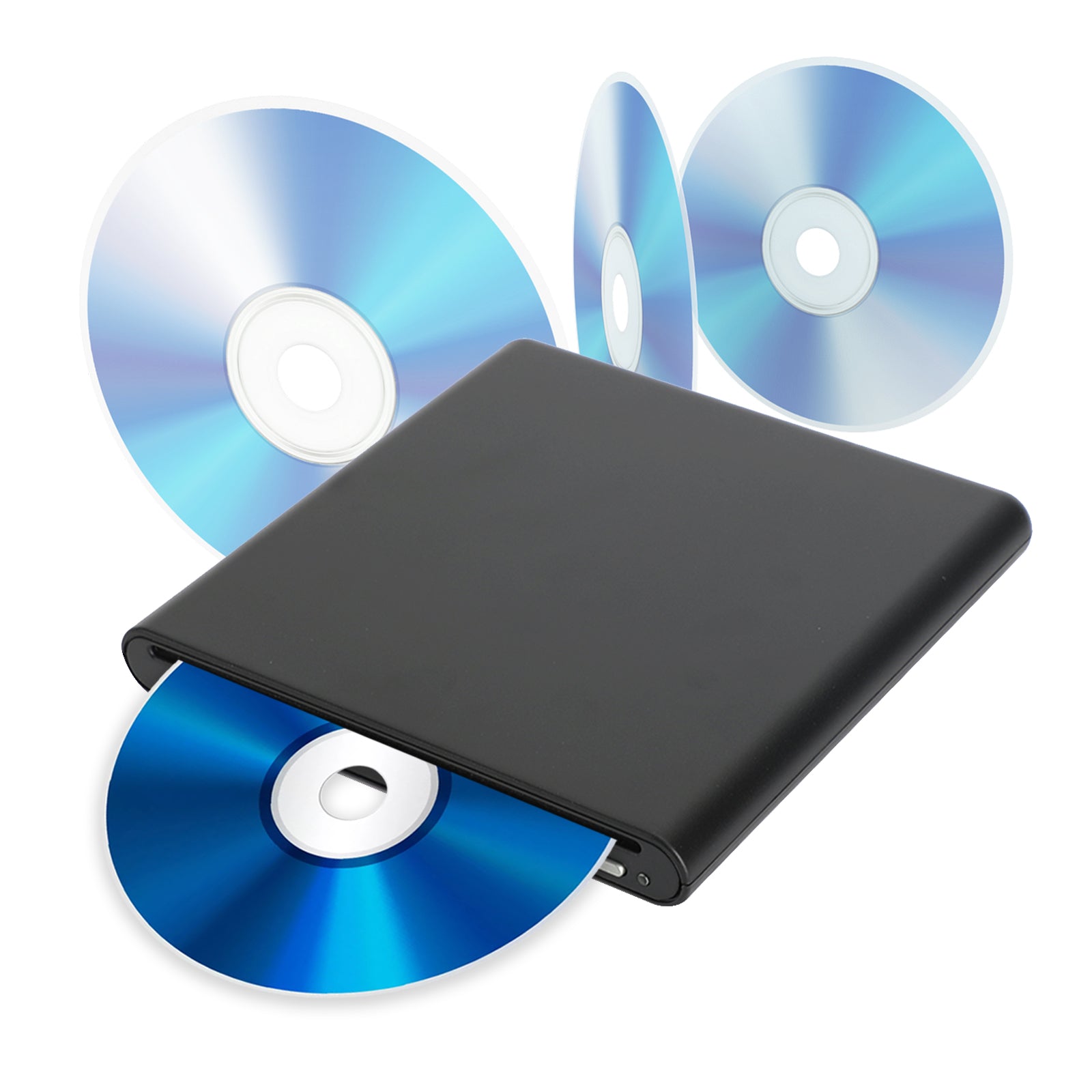 BD Burner External USB 3.0 Slot In DVD RW CD Writer Portable Drive Black