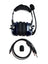 Pilot Noise-Cancelling Headset with 6.3/5.2mm GA Plugs Universal for Aircraft