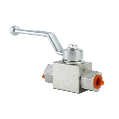 2 Way Hydraulic Ball Valve 1/4" NPT Female High Pressure Ball Valve, 1/4 DN06"