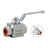 2 Way Hydraulic Ball Valve 1/4" NPT Female High Pressure Ball Valve, 3/8 DN10"