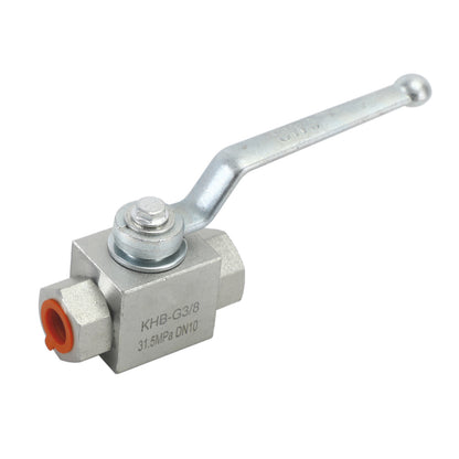 2 Way Hydraulic Ball Valve 1/4" NPT Female High Pressure Ball Valve, 3/8 DN10"