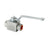 2 Way Hydraulic Ball Valve 1/4" NPT Female High Pressure Ball Valve, 3/8 DN10"