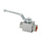 2 Way Hydraulic Ball Valve 1/4" NPT Female High Pressure Ball Valve, 3/8 DN10"