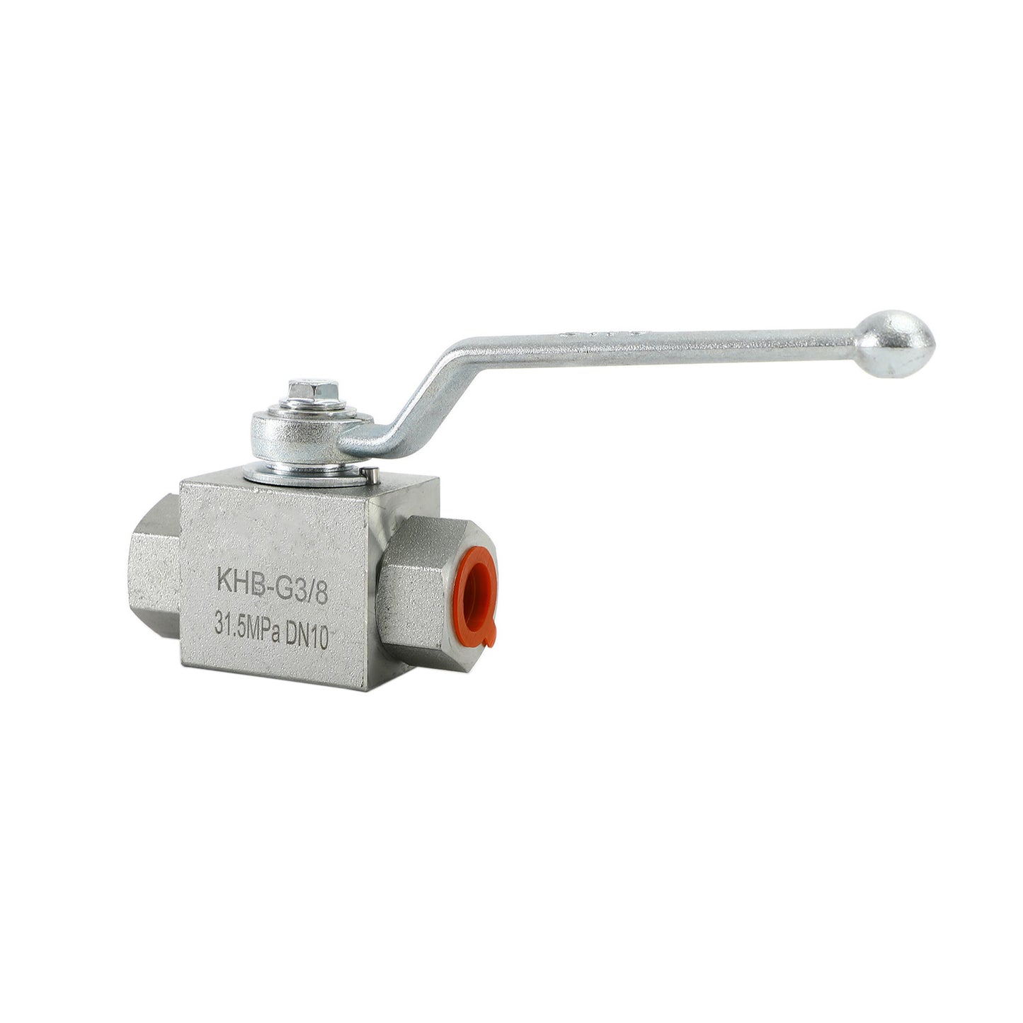 2 Way Hydraulic Ball Valve 1/4" NPT Female High Pressure Ball Valve, 3/8 DN10"