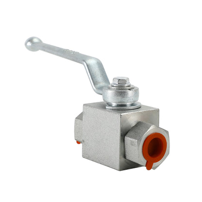 2 Way Hydraulic Ball Valve 1/4" NPT Female High Pressure Ball Valve, 3/8 DN10"
