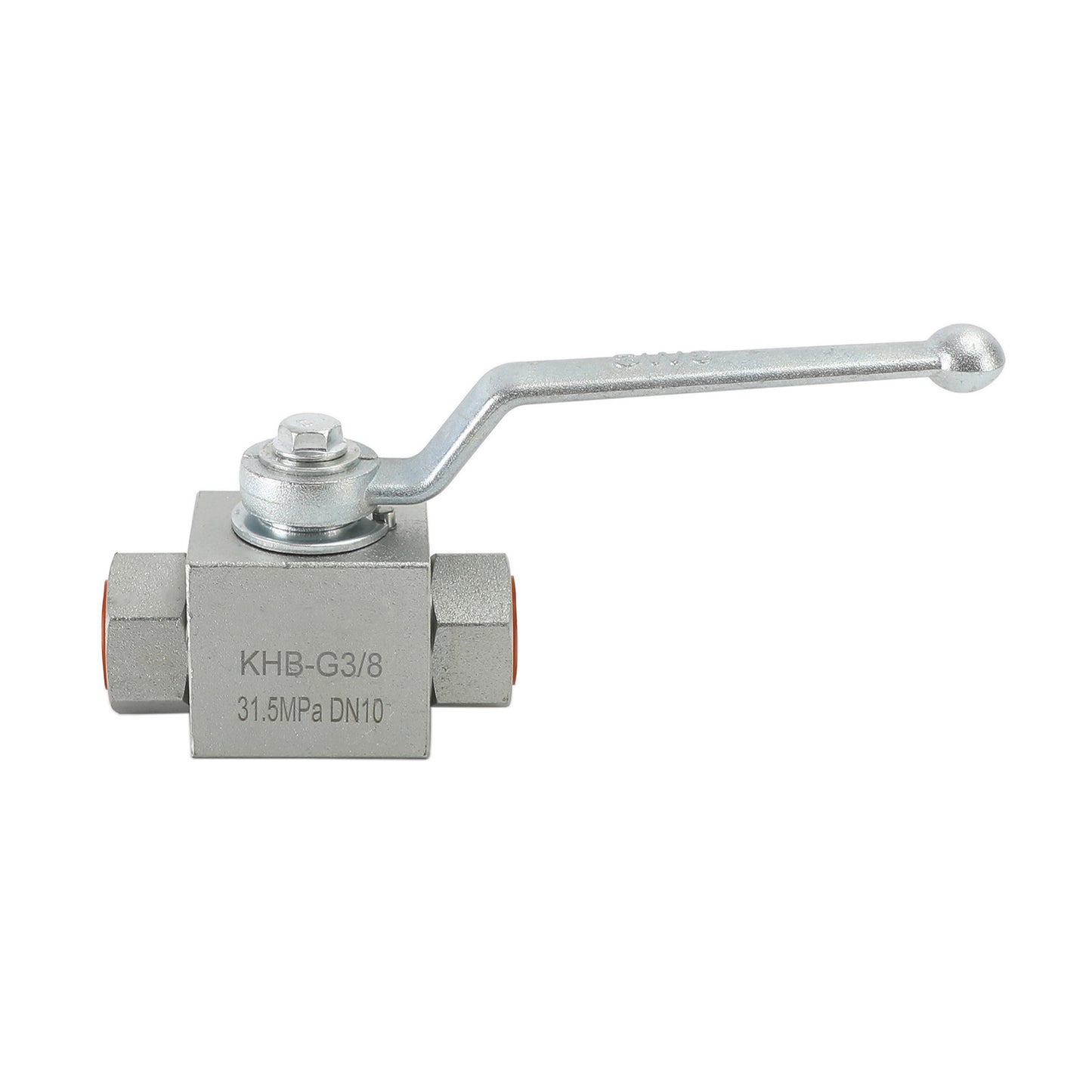2 Way Hydraulic Ball Valve 1/4" NPT Female High Pressure Ball Valve, 3/8 DN10"