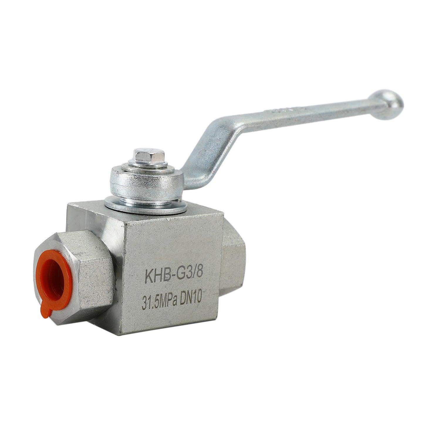 2 Way Hydraulic Ball Valve 1/4" NPT Female High Pressure Ball Valve, 3/8 DN10"