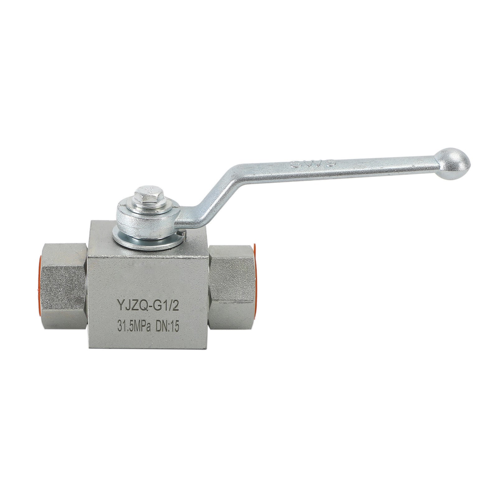 2 Way Hydraulic Ball Valve 1/4" NPT Female High Pressure Ball Valve, 1/2 DN15"