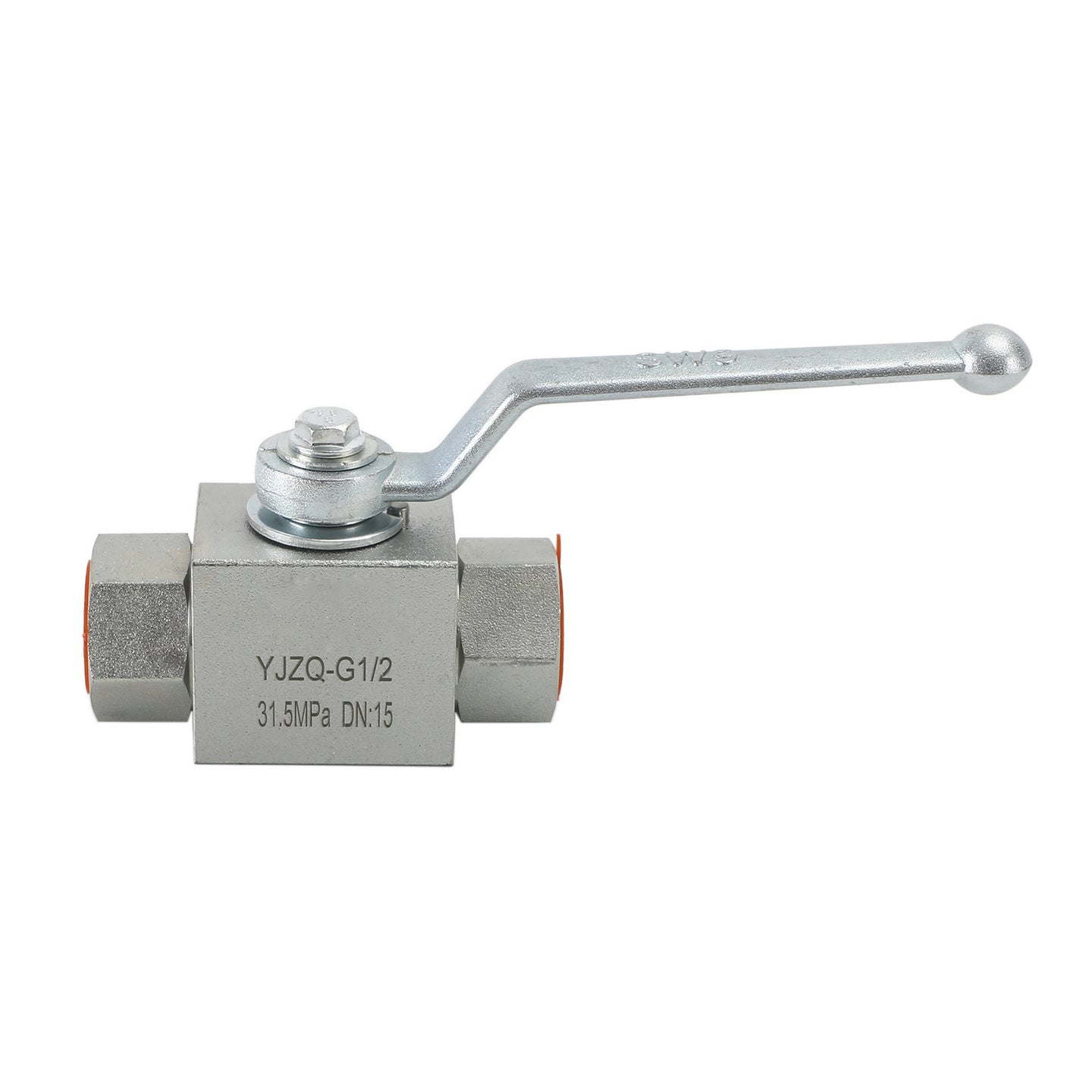 2 Way Hydraulic Ball Valve 1/4" NPT Female High Pressure Ball Valve, 1/2 DN15"