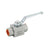 2 Way Hydraulic Ball Valve 1/4" NPT Female High Pressure Ball Valve, 1/2 DN15"