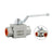 3 Way Hydraulic Ball Valve 1/4" NPT Female High Pressure Ball Valve, 1/2 DN15"