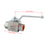 3 Way Hydraulic Ball Valve 1/4" NPT Female High Pressure Ball Valve, 1/2 DN15"