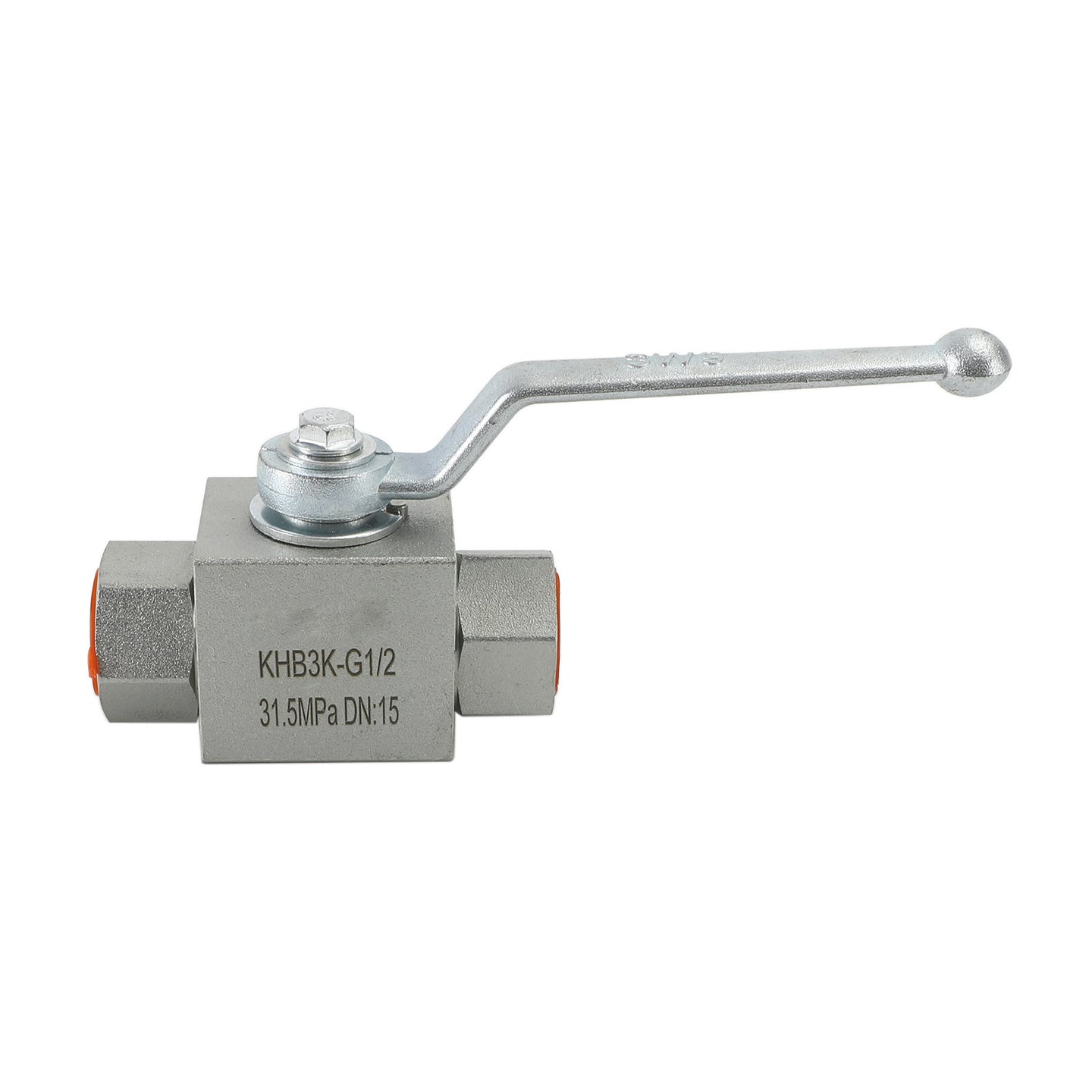 3 Way Hydraulic Ball Valve 1/4" NPT Female High Pressure Ball Valve, 1/2 DN15"