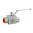 3 Way Hydraulic Ball Valve 1/4" NPT Female High Pressure Ball Valve, 1/2 DN15"