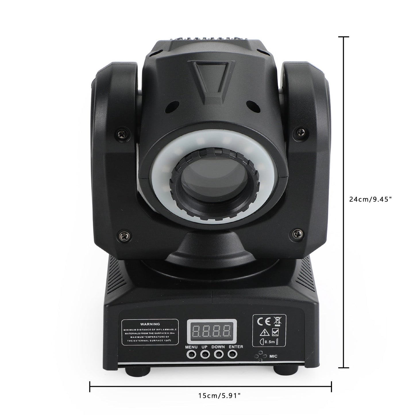 100W LED Moving Head Stage Light – RGBW Beam Spot Gobo DMX512 DJ Disco Party Lighting