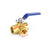 3/4" 3 Way Ball Valve Female L Port Vinly Insulation Handle 600 WOG DN20