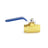 3/4" 3 Way Ball Valve Female L Port Vinly Insulation Handle 600 WOG DN20