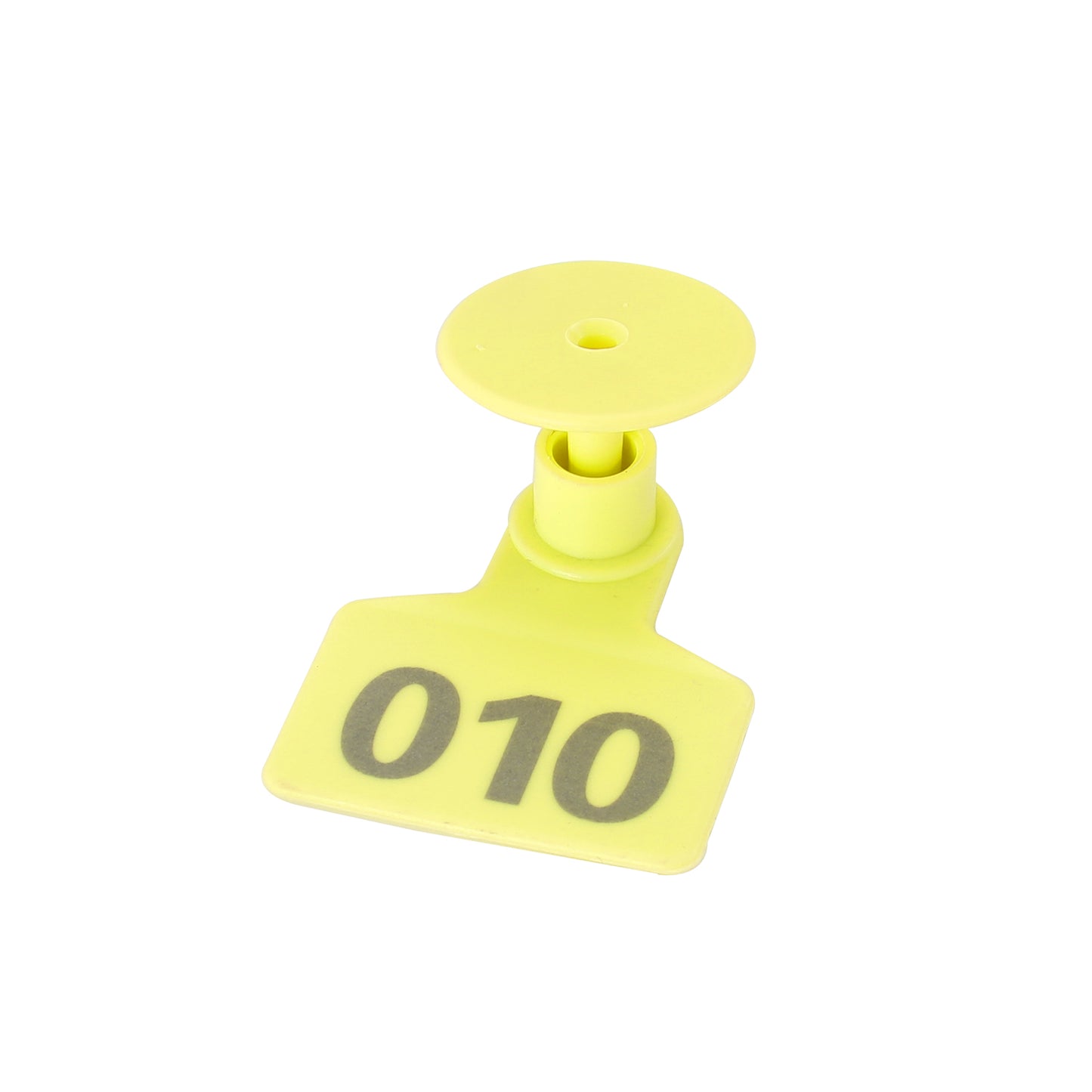 001-100 Number Plastic Livestock Ear Tag Animal Tag For Goat Sheep Pig Yellow