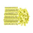001-100 Number Plastic Livestock Ear Tag Animal Tag For Goat Sheep Pig Yellow