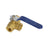 3 Way Ball Valve Three T Port Brass Female Type For Water Oil And Gas, 1/2 DN15"