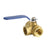 3 Way Ball Valve Three T Port Brass Female Type For Water Oil And Gas, 3/4 DN20"