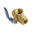 3 Way Ball Valve Three T Port Brass Female Type For Water Oil And Gas, 3/4 DN20"