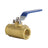 3 Way Ball Valve Three T Port Brass Female Type For Water Oil And Gas, 3/4 DN20"