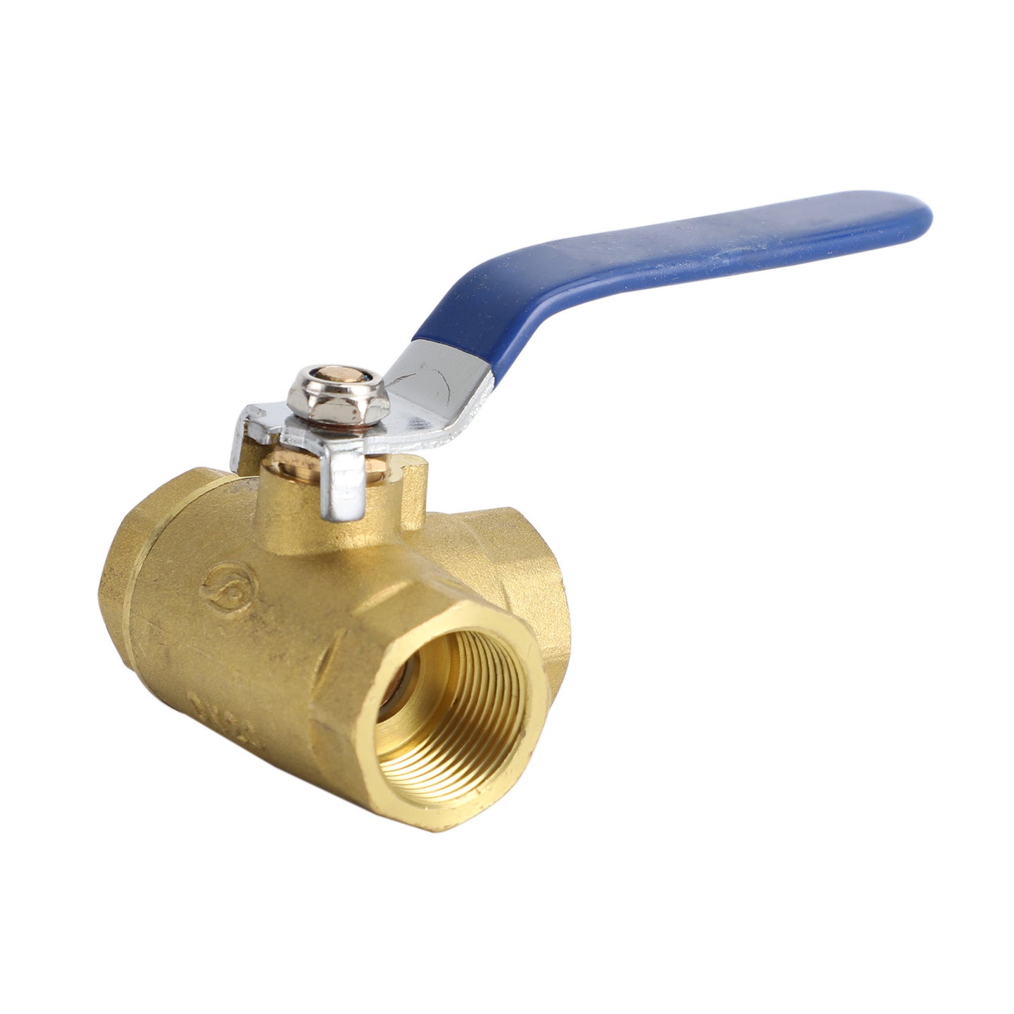 3 Way Ball Valve Three T Port Brass Female Type For Water Oil And Gas, 3/4 DN20"