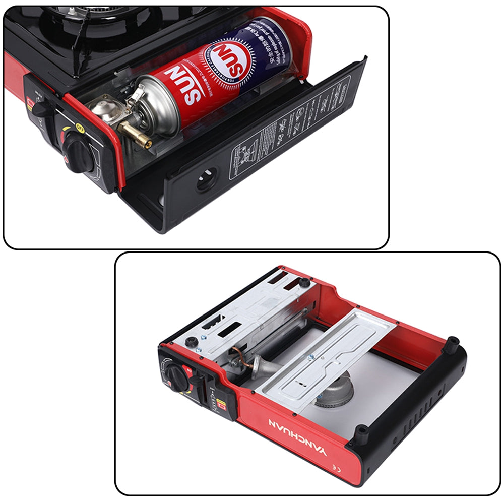 Butane/LPG Dual Purpose Burner Gas Camping Stove Tabletop