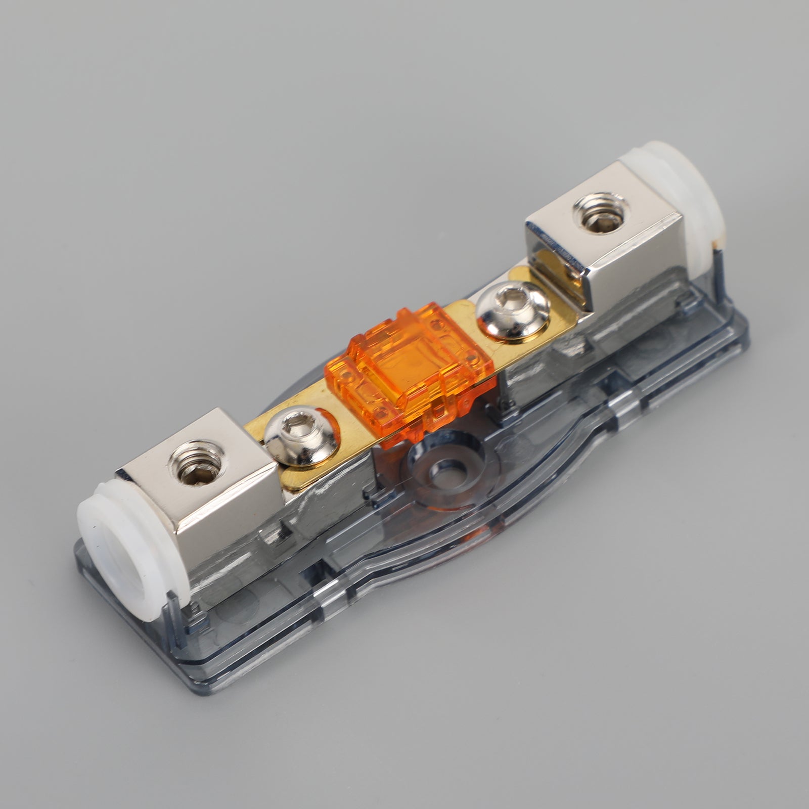 Car Audio 150 A Inline Mini ANL Fuse Holder Block 4/8 GA IN 4/8 GA OUT with Fuse