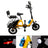 Yellow Electric Trike with Long-Lasting Battery & Comfort
