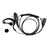 ICOM F1000-011 Curved Earhook Headset For ICOM U86 F4033 V88 U88 G88 T10 Radio