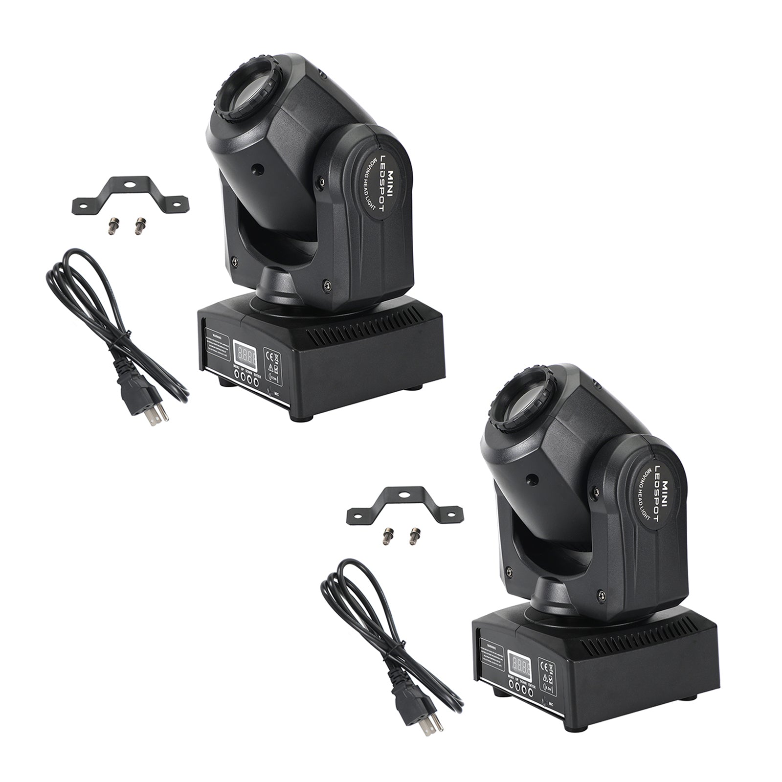 4Pcs Moving Head 8Gobo Stage Lighting RGBW LED DJ DMX Beam Bar Party Light