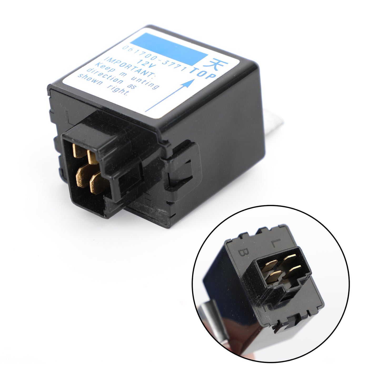 12V Time Delay Relay T0070-31410 – Compatible with Kubota D1005, D1105 (061700-3771 / 1J321-60242)