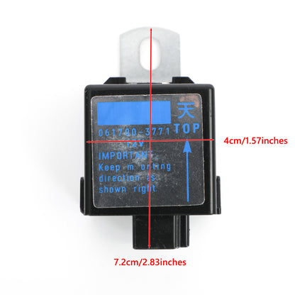 12V Glow Plug Time Delay Relay for Kubota Tractors & RTV900, Replaces T0070-31410, 1J321-60242, 061700-3771