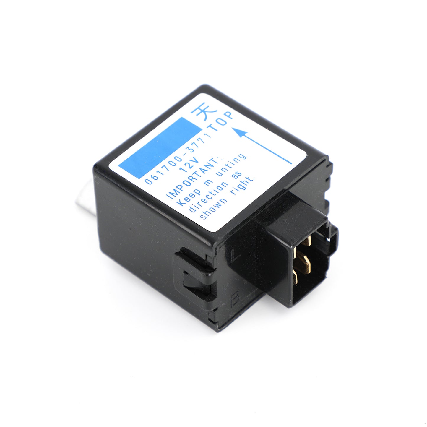 12V Glow Plug Time Delay Relay for Kubota Tractors & RTV900, Replaces T0070-31410, 1J321-60242, 061700-3771