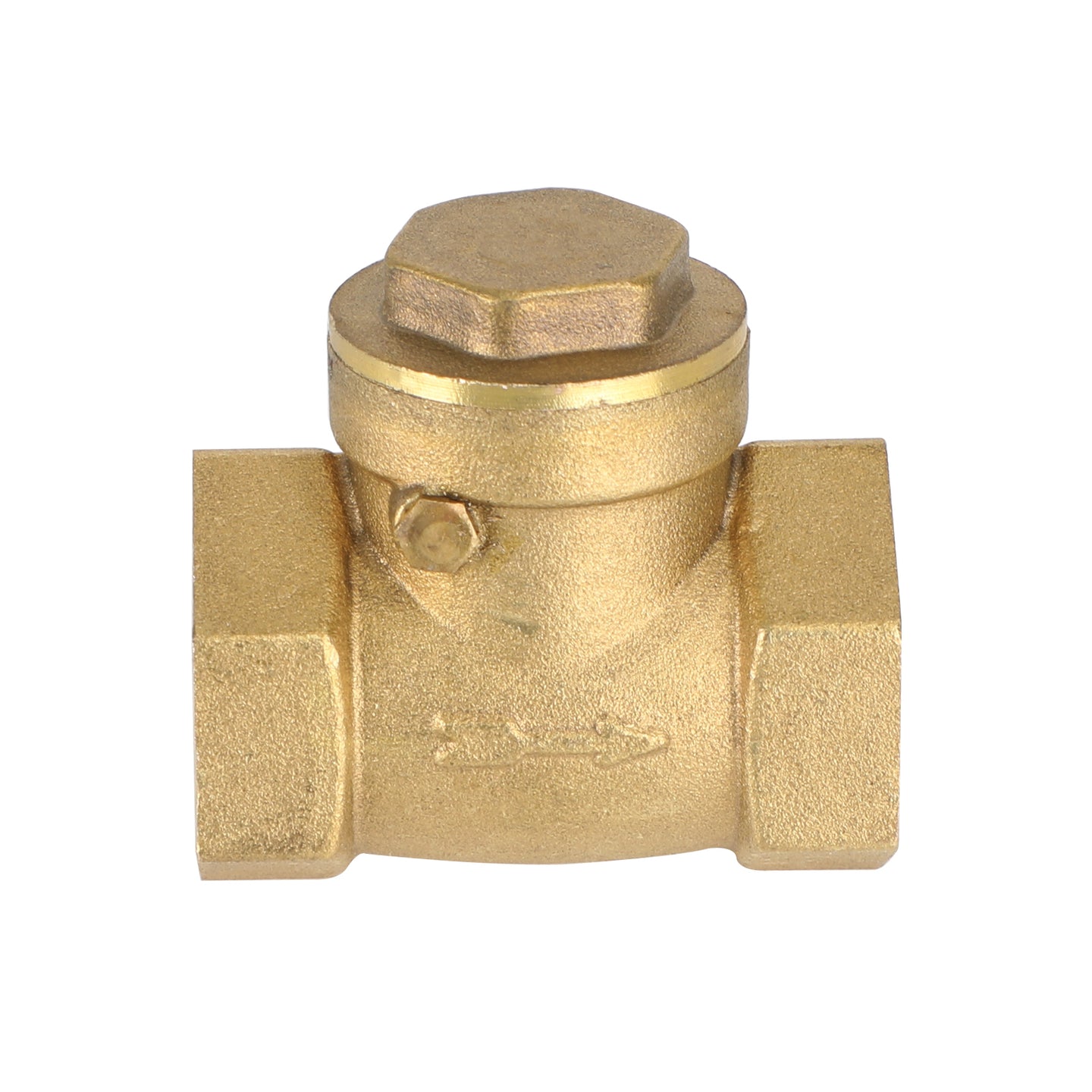 1/2" 3/4" 1" 2" Female Thread Brass Horizontal DN15 Non-Return Swing Check Valve, 3/4"