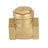 1-1/4" NPT Brass Water Oil Gas Swing Check Valve Threaded Plumbing Fitting