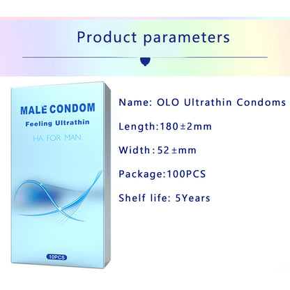 100x ultra thin condoms Sex Condoms Male condom Sealed Package Feeling Ultrathin