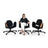 Multifunctional Transformable Meditation & Office Chair for Improved Posture