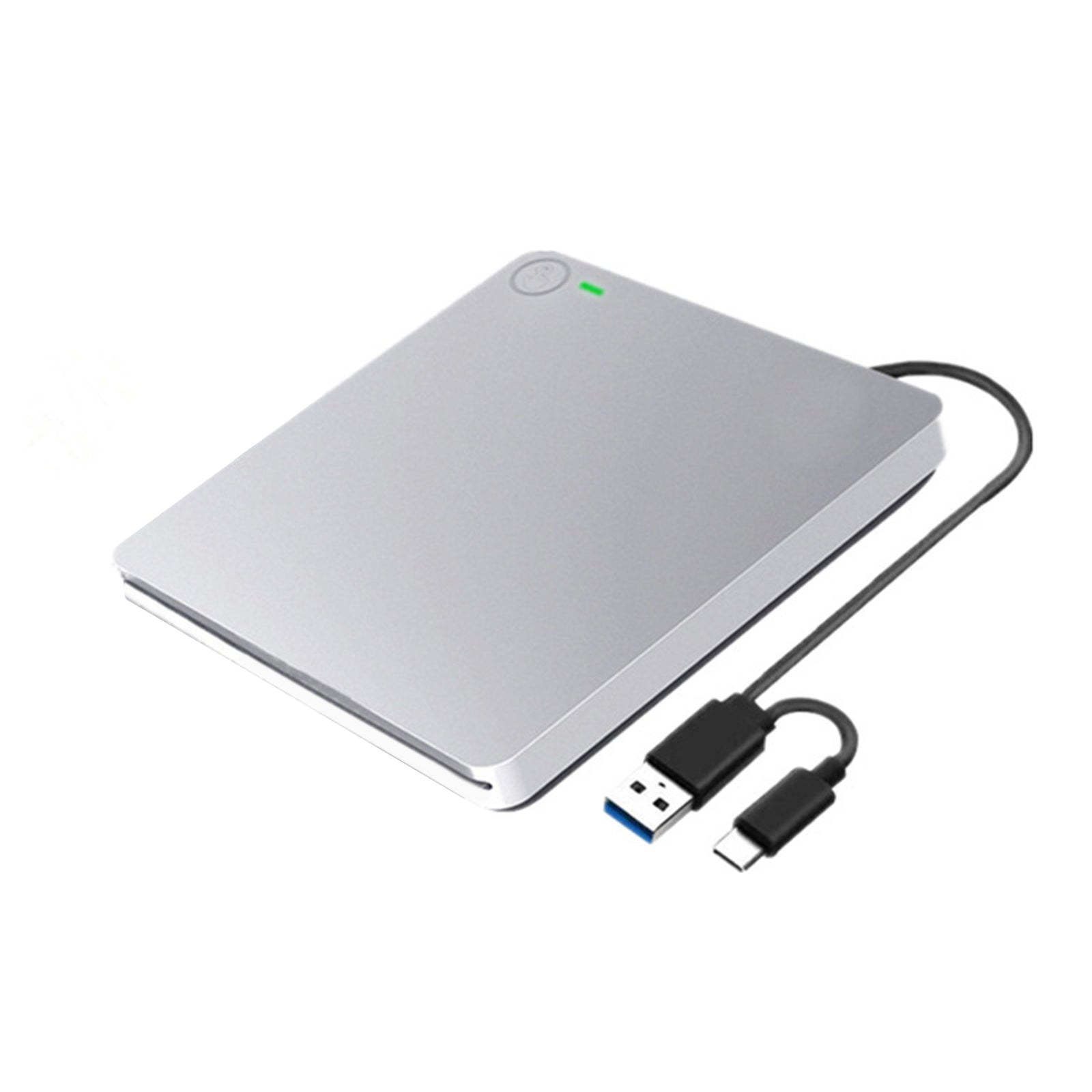 Slot-In USB 3.0 External Blu-Ray Burner, Slim BD/DVD/CD Writer & 3D Player for Mac & PC (Silver)