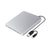 Portable External BD/DVD/CD Burner – USB Slot-In Drive, Slim & Plug & Play, Silve