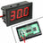 5Pcs Dc5-120V 0.56" 2 Wire Led Digital Display Panel Voltmeter Volt Tester, Red