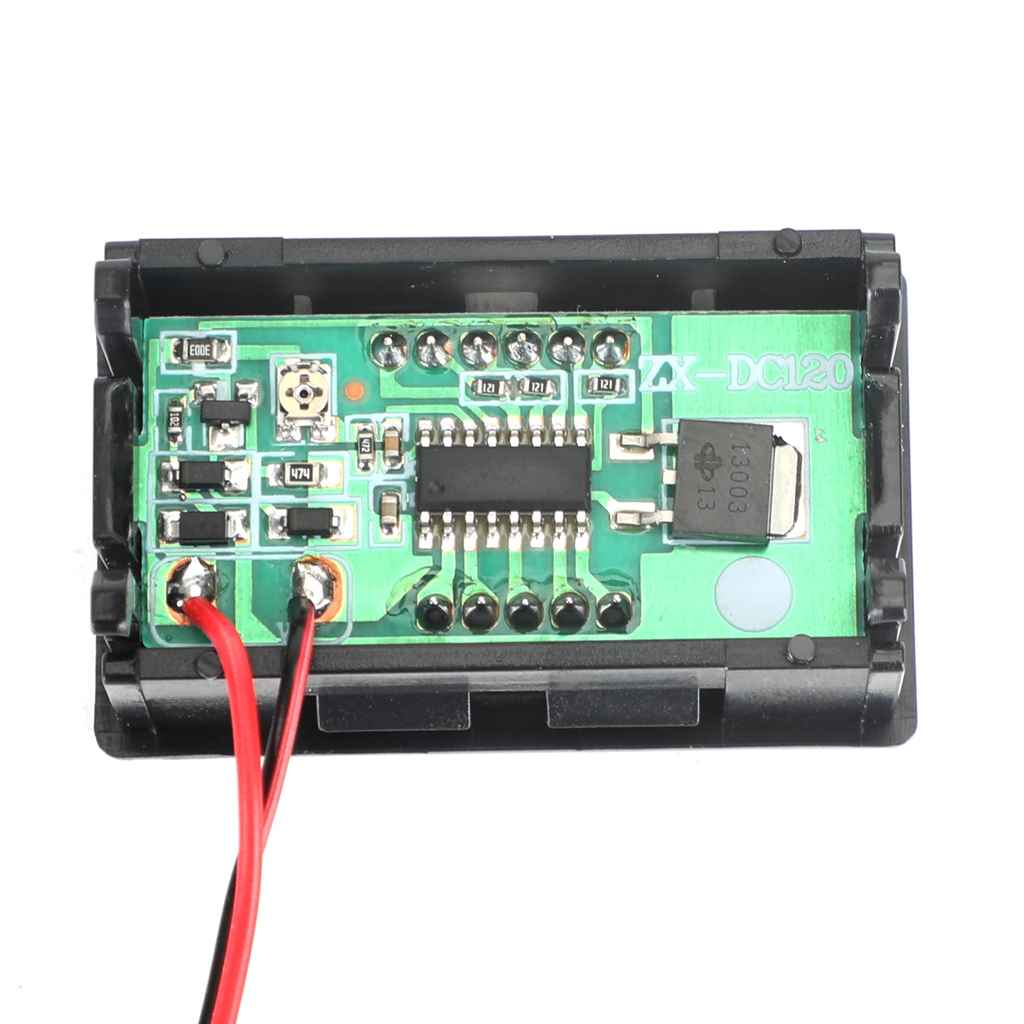 5Pcs Dc5-120V 0.56" 2 Wire Led Digital Display Panel Voltmeter Volt Tester, Red